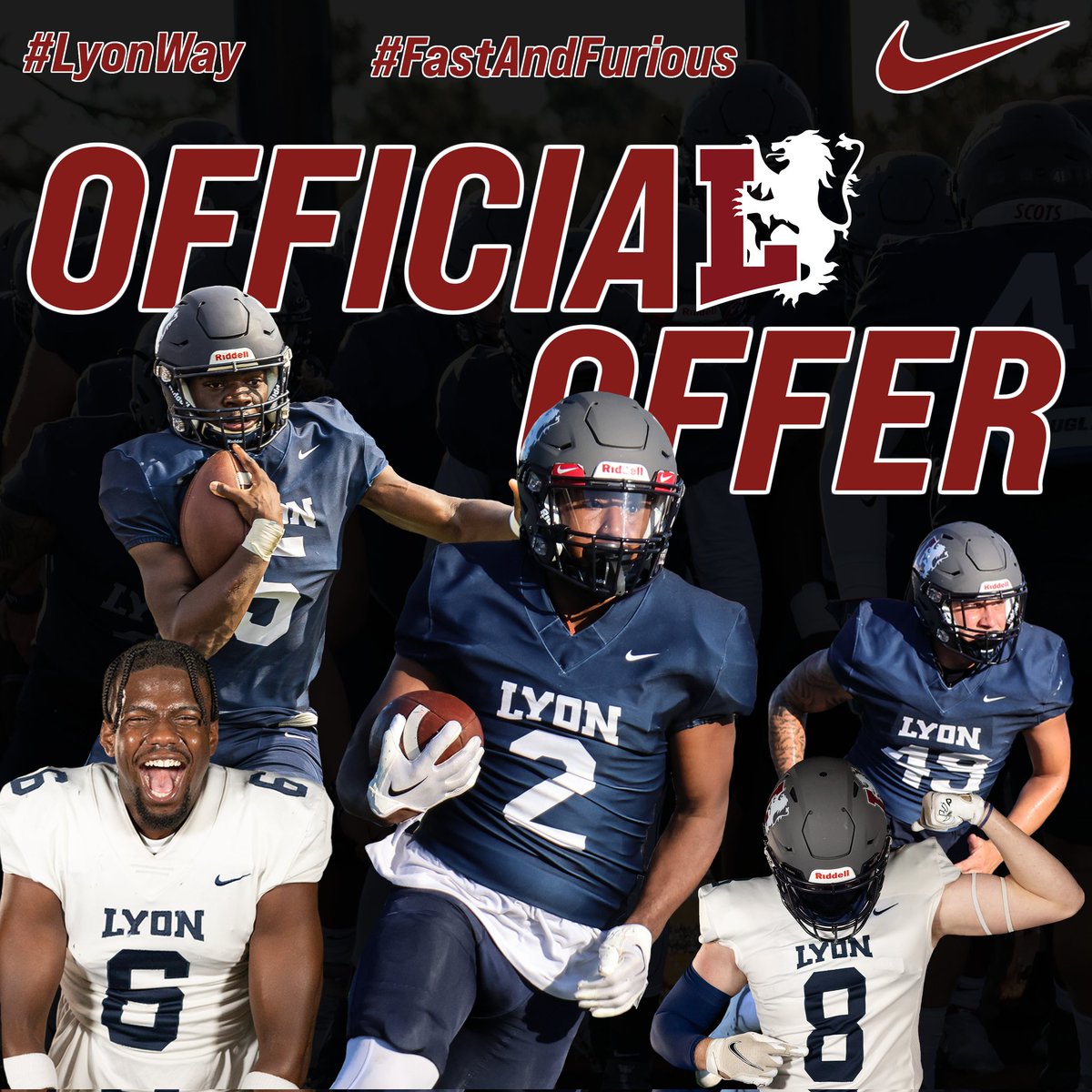ShafferTalon's tweet photo. After a great conversation with @LyonHBC, I'm proud to announce I've received my first offer from Lyon University! #agtg

@coachkirkhart @Coach_JMac1 @THEPLATFORMDR @RealNews102 @Marchen44 @N_W_Sports @HornetTouchdown @918Smoke7v7 @Shaffer_2Buku https://t.co/RnBbxOk1Ec