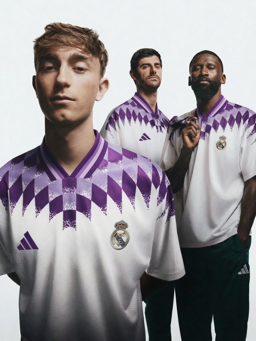 GearAlvaro's tweet photo. @Deresan1k Definitivamente los de Adidas son holgazanes. Perder la oportunidad de un buen diseño por combinar colores de mierda que 0 que ver con el Real Madrid. https://t.co/ee7AU56UNZ