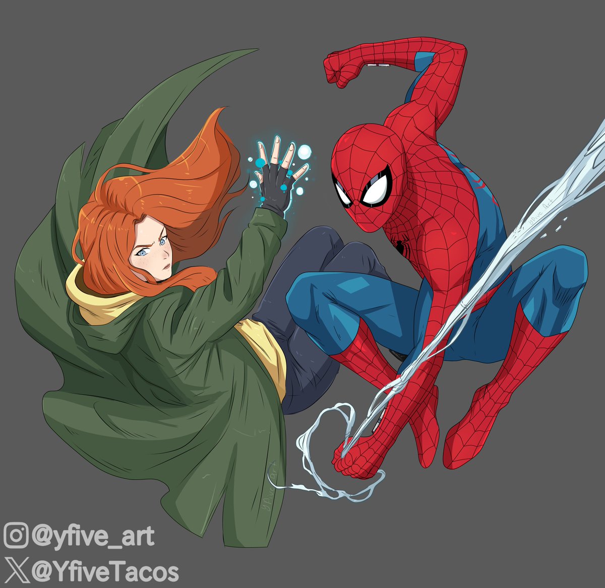 YfiveTacos's tweet photo. Spiderman y Jean grey #SpiderMan #SpiderManBrandNewDay https://t.co/JE7SyG9Yt9