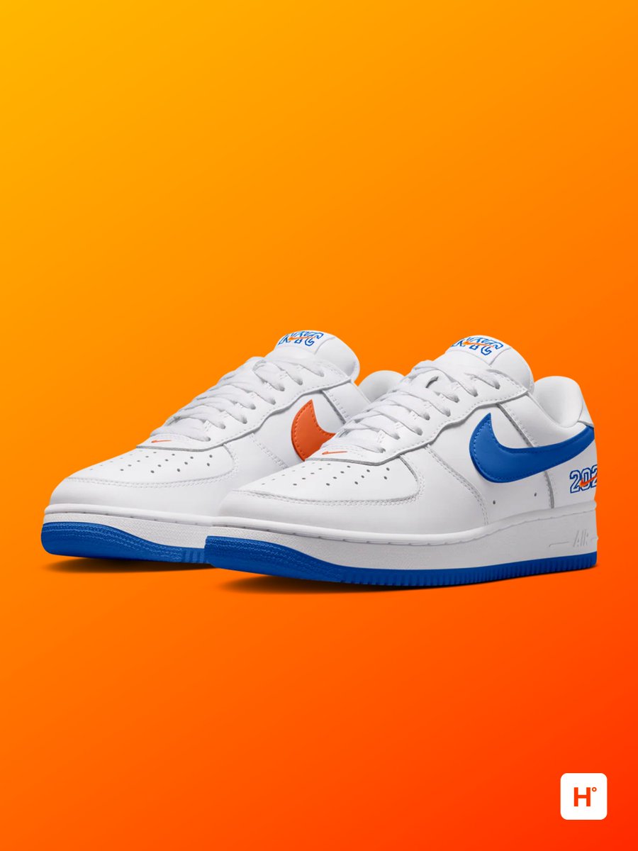 houseofheat's tweet photo. First Look: Nike Air Force 1 Low "NYC" (2026) 🗽🧡💙

- 2001 shape
- Special insoles featuring Madison Square Garden
- Releasing soon https://t.co/erGzhxKTSg