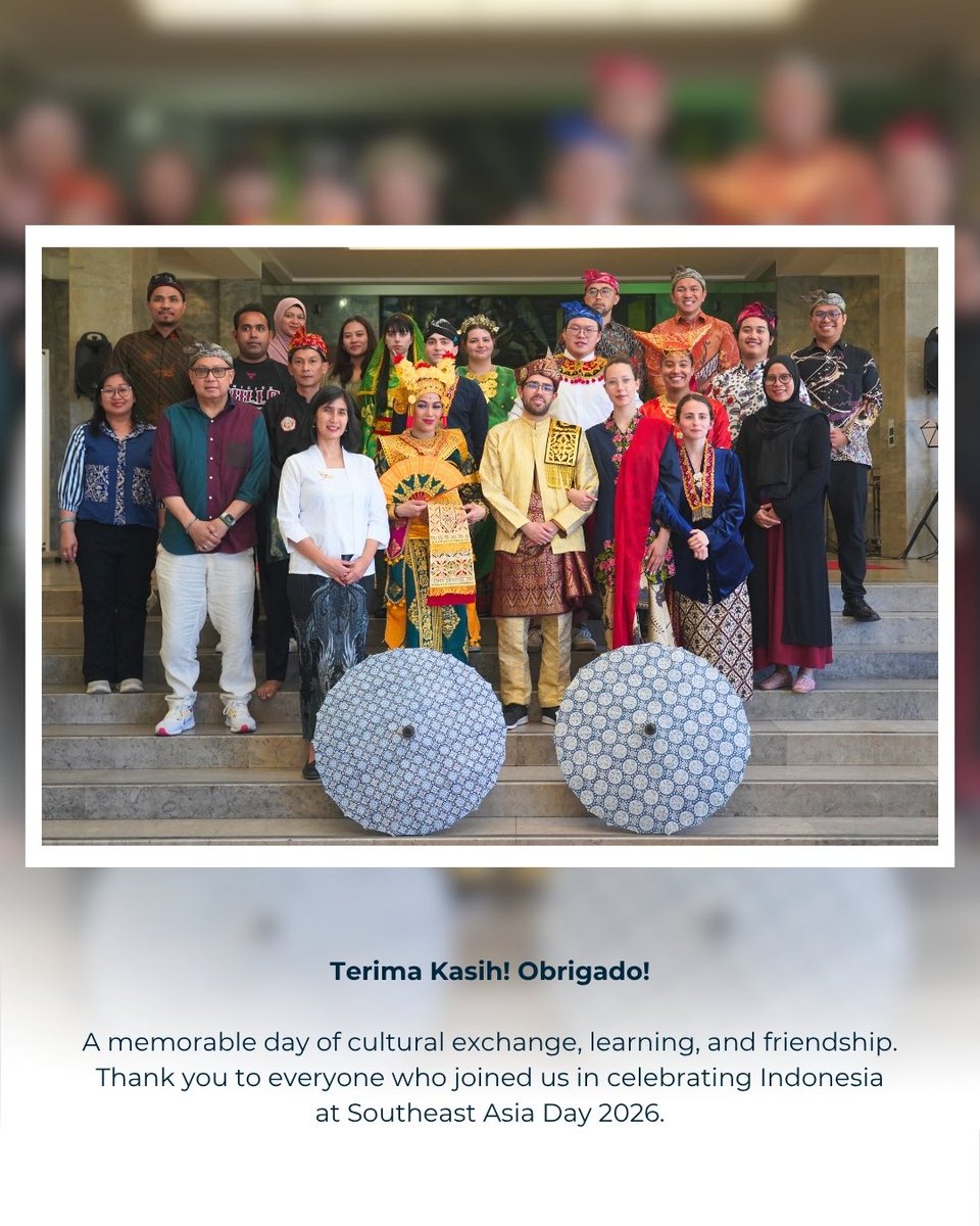 indonesiainlis's tweet photo. The Embassy of the Republic of Indonesia in Lisbon extends its sincere appreciation to the organizers, volunteers, performers, students, and visitors whose enthusiasm and participation contributed to the success of the event.

(7/8) https://t.co/XSxOZBUNlX