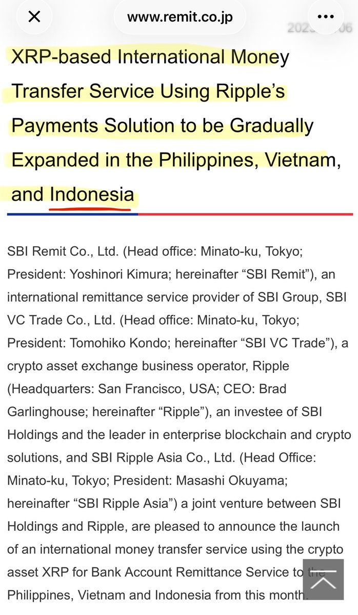 SMQKEDQG's tweet photo. XRP 🤝 Indonesia 

Documented.📝👇 https://t.co/jb1Av1m21k