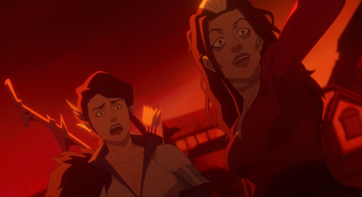 EERIETRAVELER's tweet photo. they really nailed the concept of her maintaining her whimsy and having a big goofy smile on her face while everyone around her is freaked out and deeply unsettled and I'm so grateful #LVMSpoilers https://t.co/J8lJsUlaLp