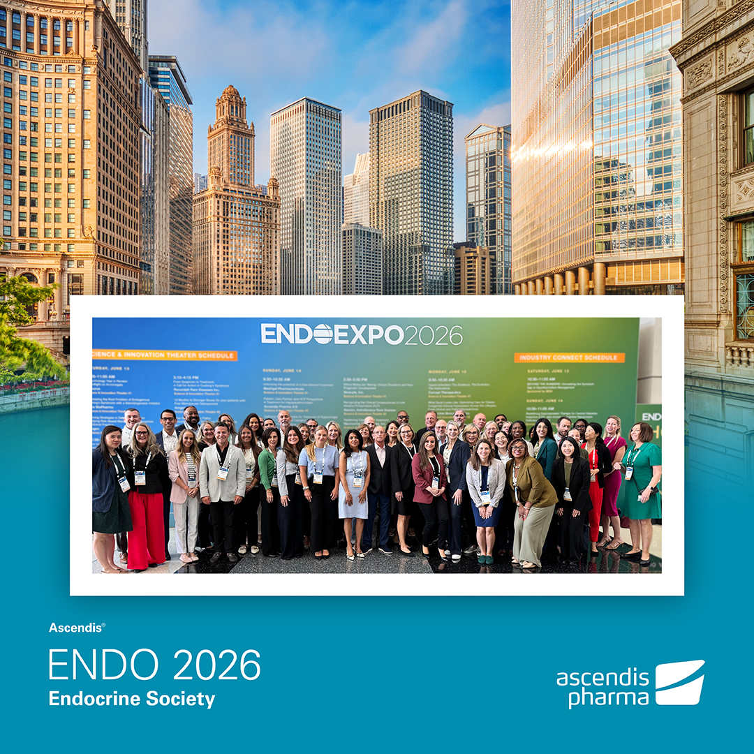 AscendisPharma's tweet photo. 📸 The #AscendisPharma team had a great time onsite at this year’s #ENDO2026 Annual Meeting in Chicago!

Ascendis is committed to advancing care in rare endocrine diseases, and our team truly valued the opportunity to engage in so many meaningful conversations with #HCPs throughout the meeting.