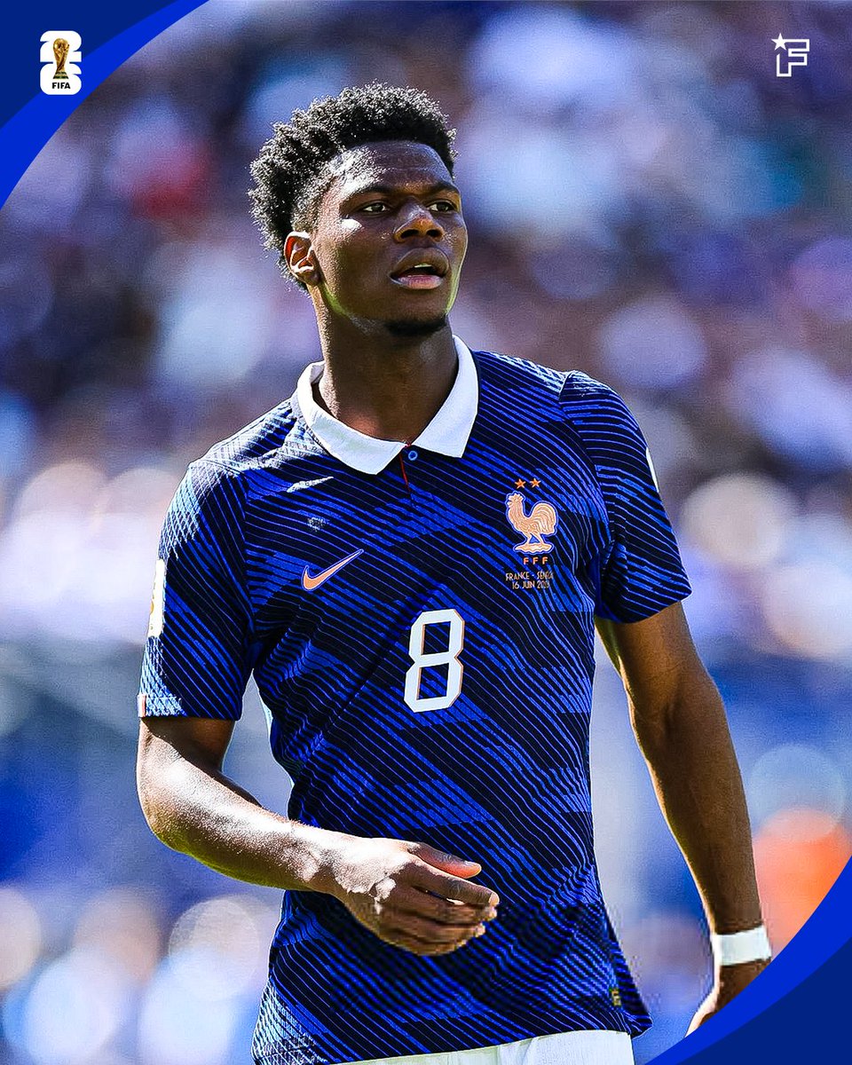 footmercato's tweet photo. 🎙️Aurélien Tchouaméni sur Kylian Mbappé :

🗣️ "Kylian en mode Coupe du Monde, tu sais que là c’est trop... Sur le terrain, hier quand il a marqué le deuxième but, carrément je rigolais. Kylian, c’est trop fort."

(@djibril94260 / @hoppen_media) https://t.co/FiXe9pmMF7