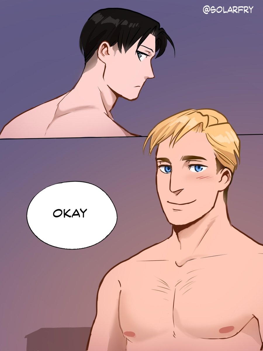 solarfry's tweet photo. a commissioned Eruri short I did for one of my Boss patrons hehe~ 
#aot #anime #comic https://t.co/EKju9UogPu