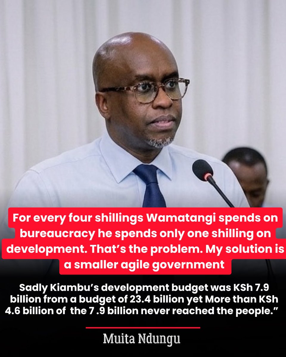 AnchoredAcumen's tweet photo. #Kiambu |     Total Budget: KSh 23.48 billion
Total Actual Spending: KSh 16.99 billion (72.3% absorption)Development Budget: KSh 7.96 billionActual Development Spending: KSh 3.33 billion Development Absorption Rate: 41.9%Recurrent Spending: Approximately KSh 13.65 billion https://t.co/rTUJVxateT