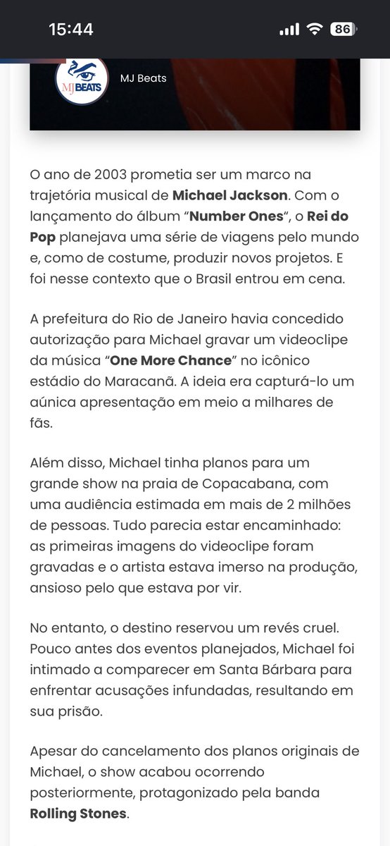 minadomichael's tweet photo. Fomos muito roubados, a equipe dele estava em negociação pra trazer um show dele em Copacabana no final do ano em 2003 https://t.co/DBb173TGzE