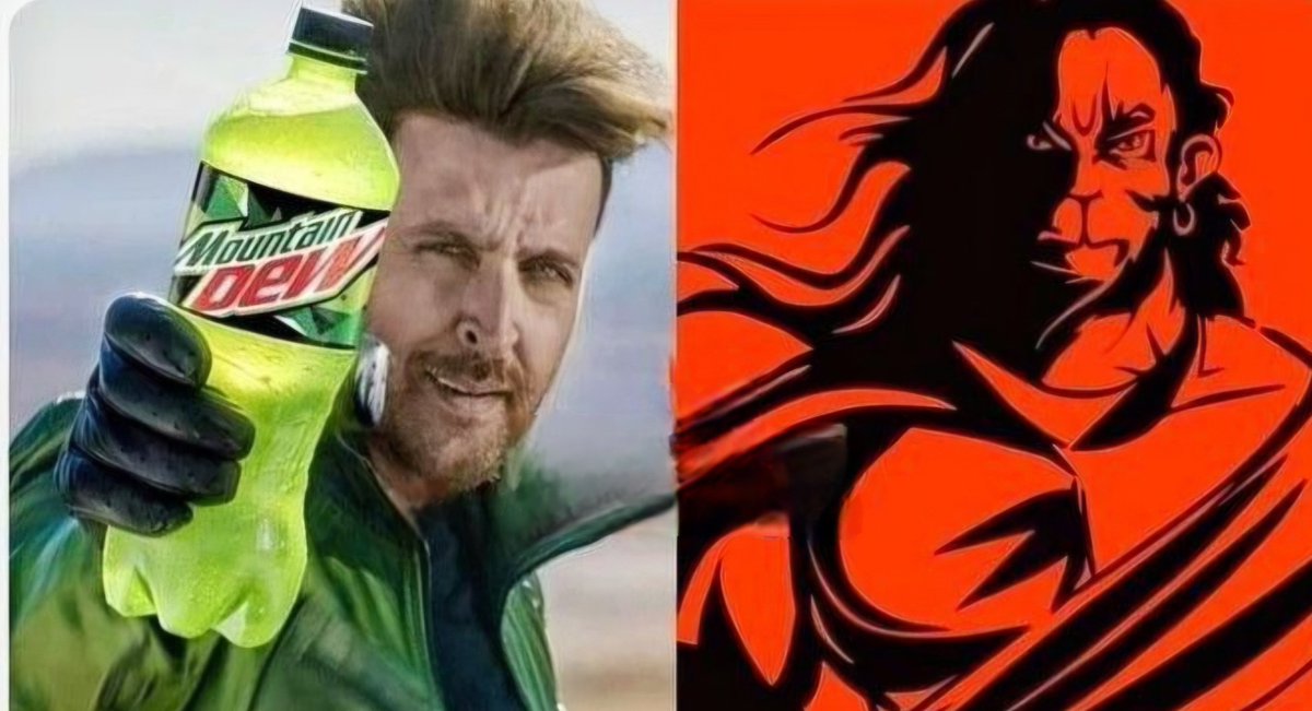 ifiweretheree's tweet photo. Kitna bhi Mountain Dew pee lo
Jab darr lagta hai toh Hanuman Ji hi yaad aate hain😌 https://t.co/mxSIz6CtYe
