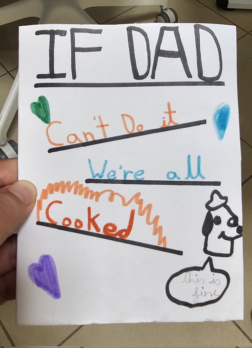 Gardraw's tweet photo. My son made this card for me on Father's Day; this is why I strive every day! ❤️ Happy Father's Day to all the good fathers out there! https://t.co/M7ZjNNOXDr