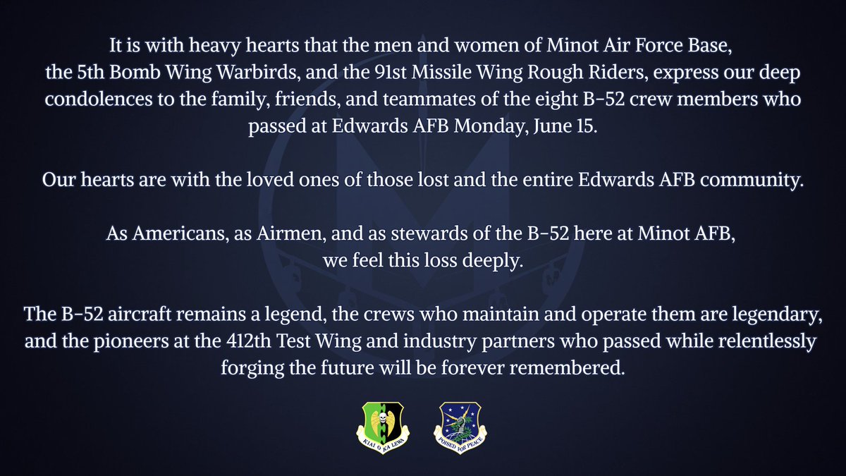Minot Air Force Base tweet media