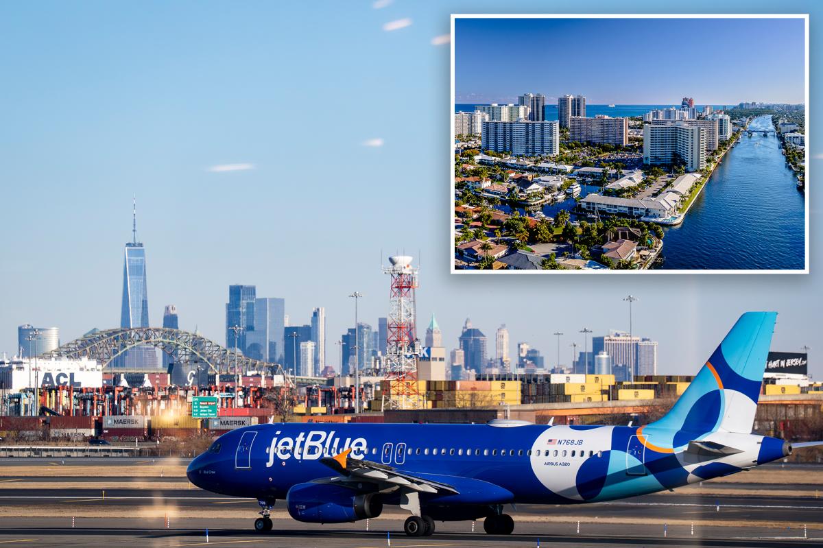nypost's tweet photo. Struggling JetBlue shuts down key Newark, LaGuardia operations as New York airport costs soar https://t.co/zCpEIYghRI https://t.co/cC38j0EzaQ