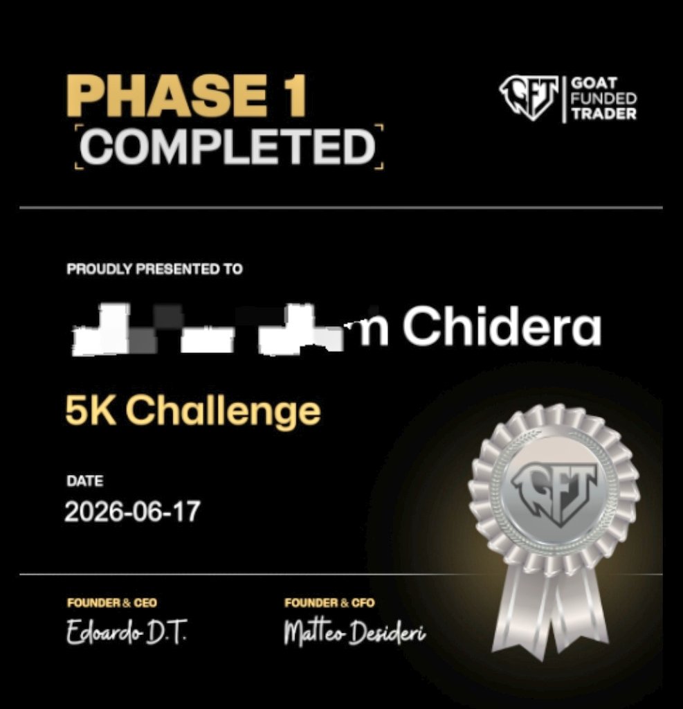 chidetrader4's tweet photo. Wanted to post when I passed Phase 2, but I realized every milestone deserves recognition.

Phase 1 ✅

Still locked in. Still learning. Still pushing.

Phase 2 is the target. 🚀 https://t.co/5yiV2gfCHL