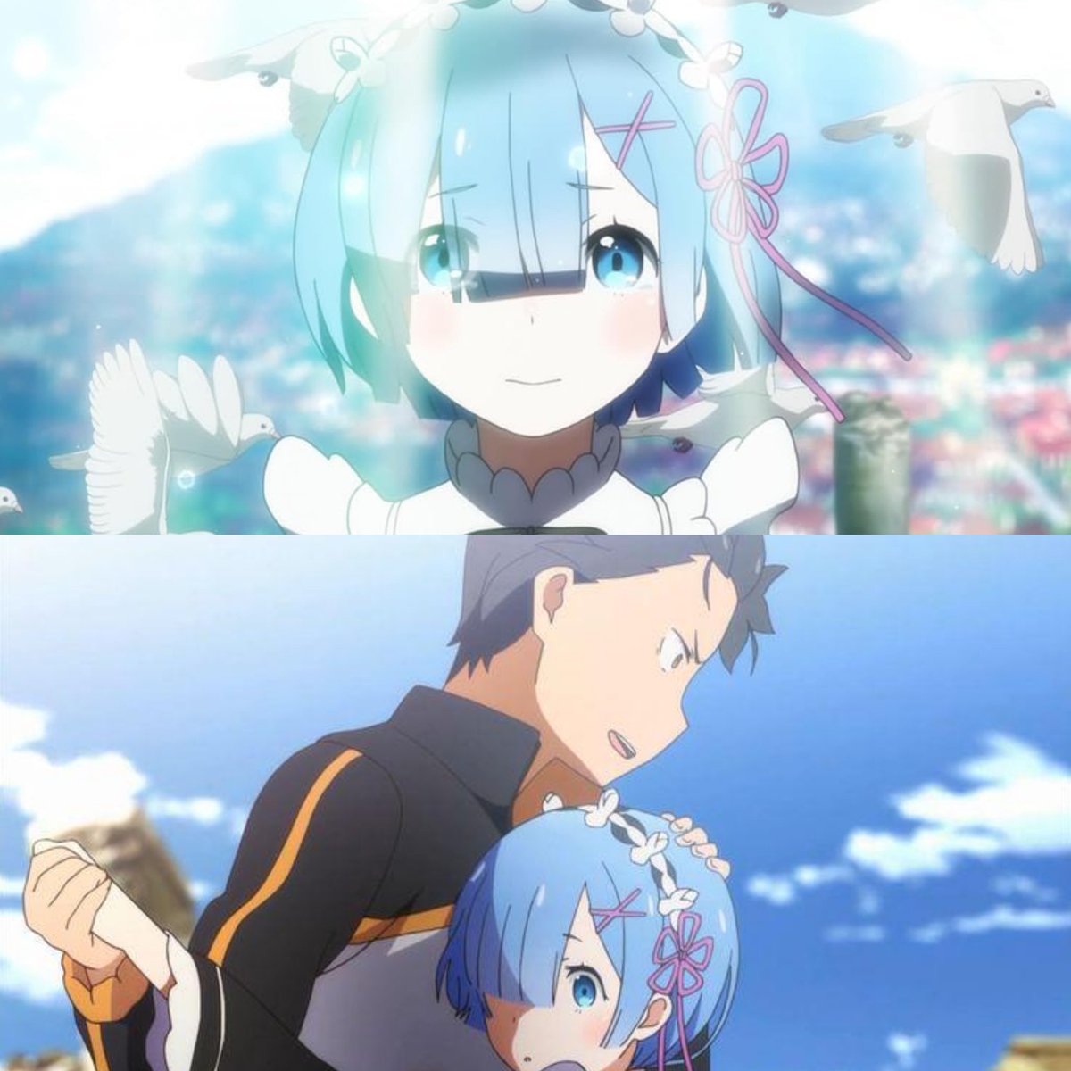 ai21_react19's tweet photo. Rem built him up from nothing when he hated his reality whereas Emilia gave him the grace to be nothing when a heroic ideal suffocated him. Each girl succeeded because they were what his fractured psyche needed the most. They were uniquely equipped to heal his specific despair. https://t.co/iumsPnRGO2