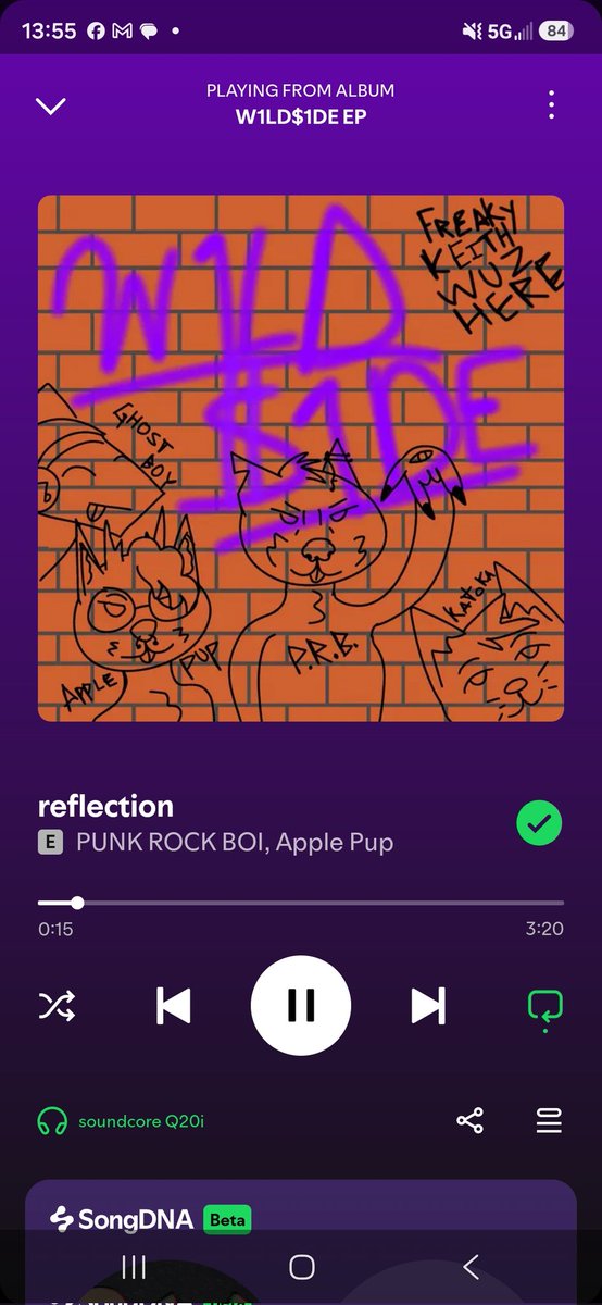 APPLEF0X420's tweet photo. MY FRIEND SEB (PUNKROCKBOI) FINALLY RELEASED THE EP THAT I'M A FEATURED ARTIST ON!!!!!! THE SONG IS CALLED REFLECTION!! GO CHECK IT OUT AHHHHHHHHHHHH https://t.co/49LaJrn8TR