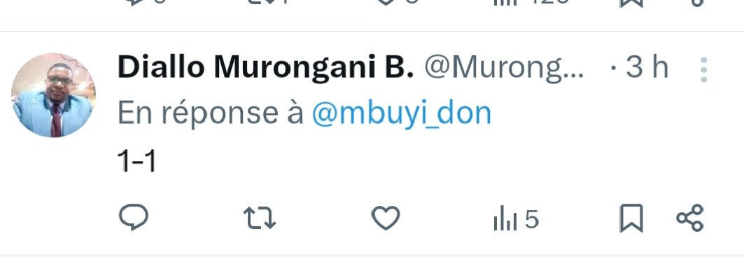 MuronganiD's tweet photo. @BukasaEmmanuel2 @mbuyi_don En attendant le dernier mot de la compilation des résultats, voici mon pari cher @BukasaEmmanuel2 
( 0816682853) https://t.co/itln8yM3Xq