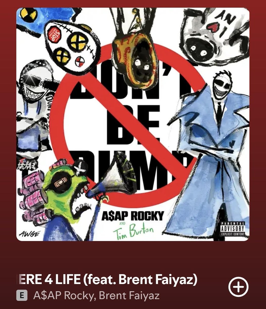 chrxsafc's tweet photo. ASAP Rocky and Brent Faiyaz's collab "STAY HERE 4 LIFE" becomes the first song off Dont Be Dumb to surpass 100m streams 👀

We need a music video for this song ASAP 🙏 https://t.co/KVo2GyjnXn