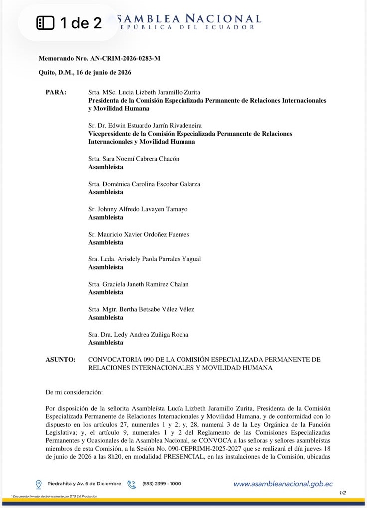 XavierOrdonezEc's tweet photo. Voy a hacer de cuenta que esto se trata de descoordinación entre la información que quien te organiza te pasa y tú y no un acto de mala fé como parecería 

1 Me pediste entrevista a las 8:30 de mañana y me equipo te informó que " con gusto" cómo le decimos a absolutamente TODOS quienes nos piden entrevista pero señalando que tengo Sesión de comisión @RRIIMovilidadAN a las 8:20 y aunque esta demás, te adjunto copia de la convocatoria.

2 Planteamos la posibilidad de estar por pocos minutos on line porqñue era "entrevista" pero nos dijeron que tenía que al menos estar conectado 30 minutos lo cual era imposible 

3 Resulta que ha sido "Debate" con un personaje cuyo mayor logro en los últimos meses es haber salido en un medio del municipio hablando de mí.

4 Aunque habría sido divertido por esa mala costumbre mía de no correrme jamás, de saber que era "debate" habría pedido que se haga el viernes o el lunes.

5 Chévere hacer "debate" disfrazado de entrevista pero que sea coteja pues, porque después pasa que como los otros dos del mismo calibre que me mandaron, salen corriendo a poner queja en el CAL y me toca atenderlos dos veces 🤷🏻‍♂️

Y

6 Ya que va, aprovecha preguntándole si lo que me escribió HOY la ex asesora y las pruebas de acoso, a ella y a una Asambleista en funciones, que me mandó son verdaderas o mentirita nomás era?

... Y con personajes de ese calibre me quieres poner a debatir compadre?

Hablé serioffff !!!