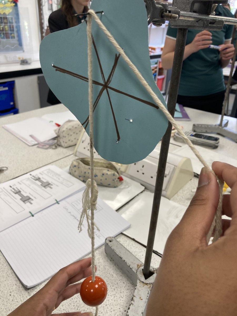 Millais_Science's tweet photo. Where is the centre of mass? #MillaisYear10 investigated using plumb lines #MillaisScience #MillaisCollaboration https://t.co/bJAp52dgB5