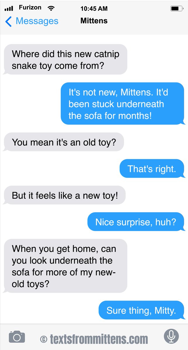 TextFromMittens's tweet photo. NEW Daily Mittens: The New-Old Toys Edition 
More Mittens: https://t.co/H7MiSggw4f #textsfrommittens #webcomic #webcomics #texts https://t.co/Uez6U5JmNk