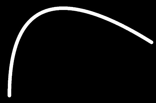 CloudOuter's tweet photo. Quadratic spline curve rendering on the GPU is a particularly interesting challenge. I'm approximating distance with the Newton-Raphson method which works most of the time, but breaks down with extreme curves. https://t.co/x0RfiMfD42