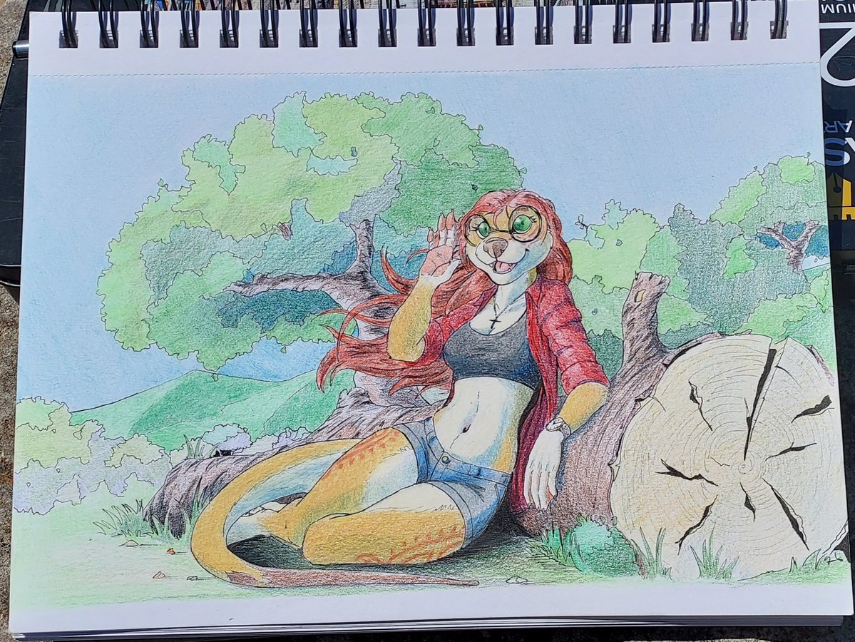 GFoxlore's tweet photo. Went outdoors to take a pic of this... still WIP: https://t.co/uqLCHwuu1g