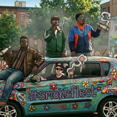 dailydabber37's tweet photo. Parking the REO Stationwagon for a bit.  I’ll be cruisin my De La Kia Soul.  #smokefleet https://t.co/B0it7QE7FY