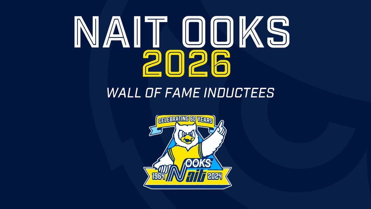 naitooks's tweet photo. Introducing the newest members of the NAIT Ooks Wall of Fame!
 
NAIT Athletics and Recreation is proud to announce the induction of Shannon Szabados, Dan Kai, Graham Wood and Gregg Meropoulis into the Ooks Wall of Fame.

Read more at https://t.co/H5FMAMf4IH #ooksNAITion https://t.co/mDUfjf6OV4