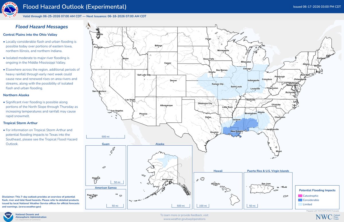 National Flood Hazard Outlook