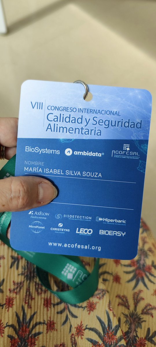 Isabelsilva_7's tweet photo. Empieza el VIII Congreso Internacional de #Calidad y #SeguridadAlimentaria #CongresoAcofesal @ACOFESAL1 @UCMccinf
Presentación de mi póster
"Las legumbres, el alimento del presente y futuro"
#EUClimatePact @ClimaticosSpain
#myworldourplanet @A4_Voces https://t.co/Hv1ccXhqZX
