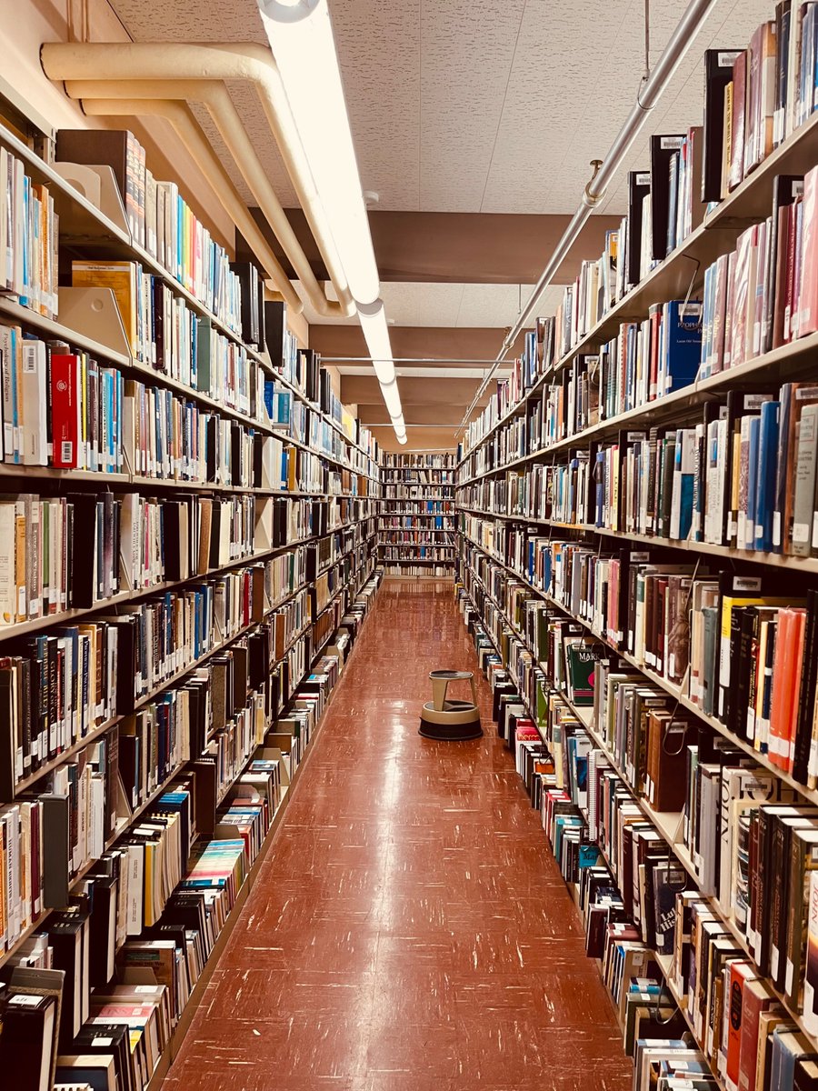 pauljpastor's tweet photo. As if ChatGPT could ever compare to the feeling of walking alone through the basement of a quiet old library. https://t.co/yJj6p6WL4H
