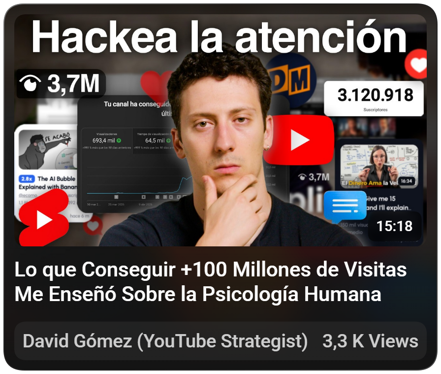 WaccoAG's tweet photo. Qué asco me da cuando se roban un video frase por frase, pero es peor cuando lo hace alguien que se dedica a ser «Youtube Strategist».

Original: publicado el 7 may 2026 (inglés)
Copia: publicado el 8 jun 2026 (español)

Esto no es "Niche transfer", esto es ser descarado. https://t.co/BfgJIRrXJY