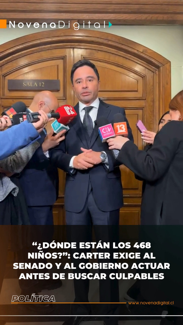 NovenaDigital's tweet photo. POLÍTICA 📌 | Mientras la discusión política continúa en el Congreso, el senador por La Araucanía, Rodolfo Carter, emplazó al Senado y al Gobierno a concentrar sus esfuerzos en la búsqueda de 468 niños extranjeros cuyo paradero se desconoce, advirtiendo … https://t.co/UlcaNqwb0Q https://t.co/ZIHuyLw1sy
