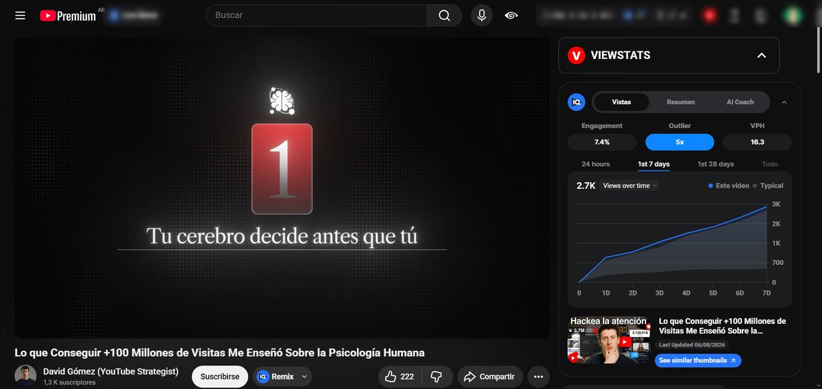WaccoAG's tweet photo. Qué asco me da cuando se roban un video frase por frase, pero es peor cuando lo hace alguien que se dedica a ser «Youtube Strategist».

Original: publicado el 7 may 2026 (inglés)
Copia: publicado el 8 jun 2026 (español)

Esto no es "Niche transfer", esto es ser descarado. https://t.co/BfgJIRrXJY
