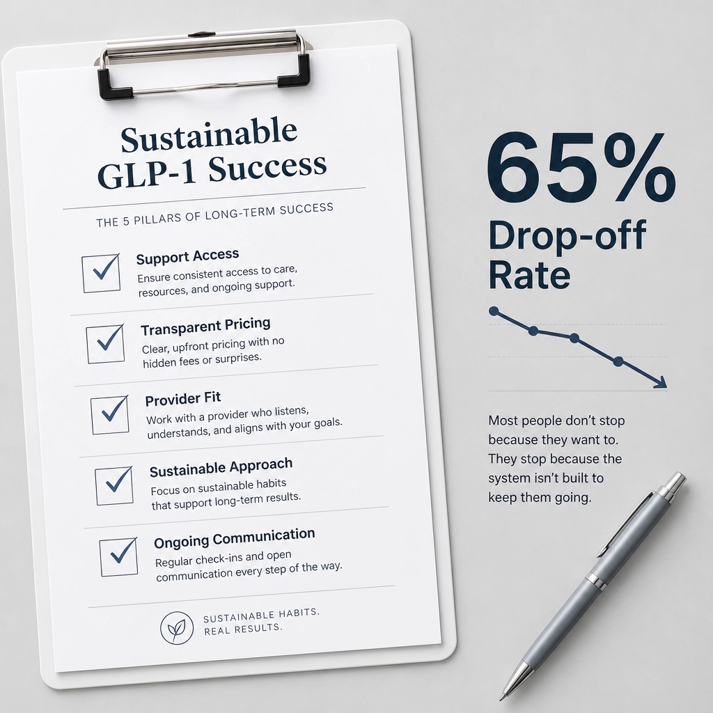GLP_1Reviews's tweet photo. 65% of GLP-1 journeys end before one year. 📉 Why? Lack of support, high costs, or the wrong fit. We help you compare programs so you can find a sustainable path.

Compare now: https://t.co/uTmAvDEOdz

#GLP1 #WeightLossJourney #HealthSuccess #TelehealthComparison https://t.co/iH2V5gKWWO