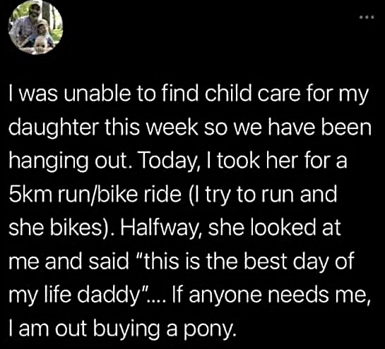 GigaBasedDad's tweet photo. He finally figured it out. Being a dad is awesome https://t.co/UspLixMoDP