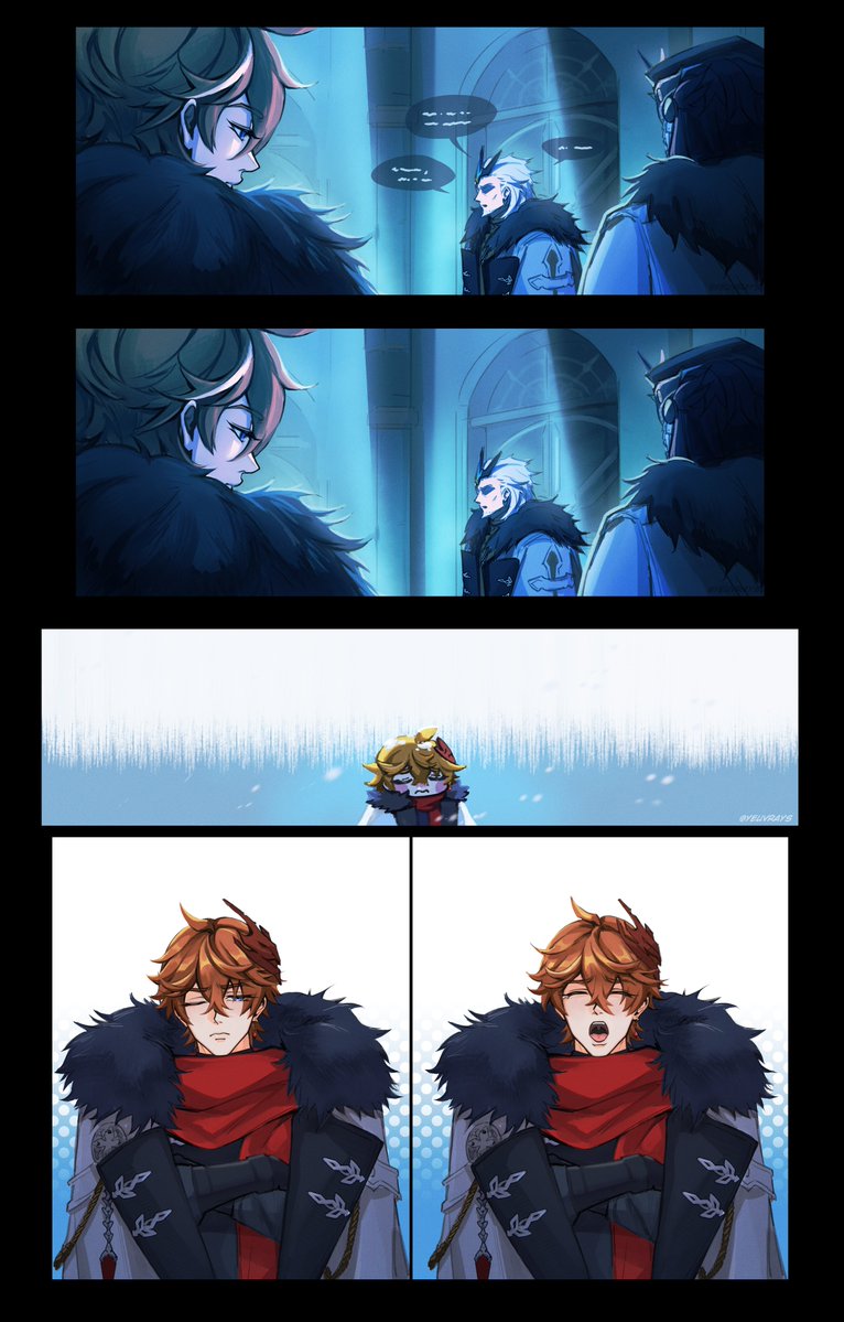 yeuvrays's tweet photo. fren wanted a banner of the cold blorbo so I made a set with no dialogue🫶 https://t.co/0Oy4ZC5094