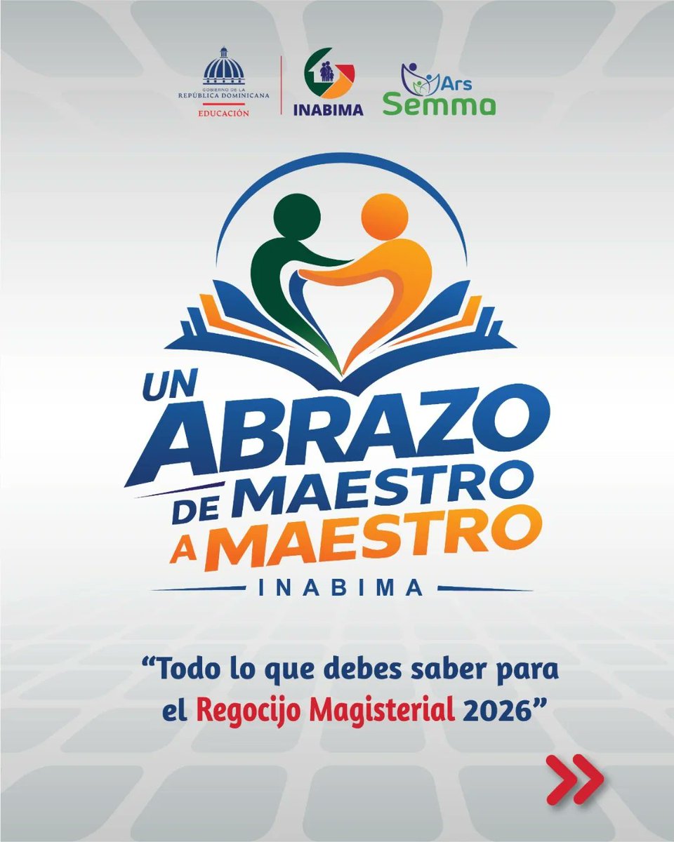 ARSSEMMARD's tweet photo. ¡Un Abrazo de Maestro a Maestro!

Cada encuentro ha sido preparado para brindar a la familia magisterial una experiencia enriquecedora y llena de gratos momentos.

👉 Desliza para conocer las orientaciones y recomendaciones generales para cada encuentro. https://t.co/wO8nwWg3oj