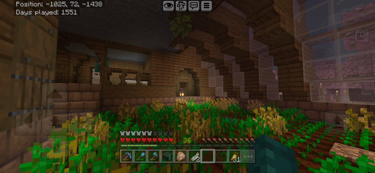 Ka13i__'s tweet photo. The villager greenhouse https://t.co/TXjuc068m2