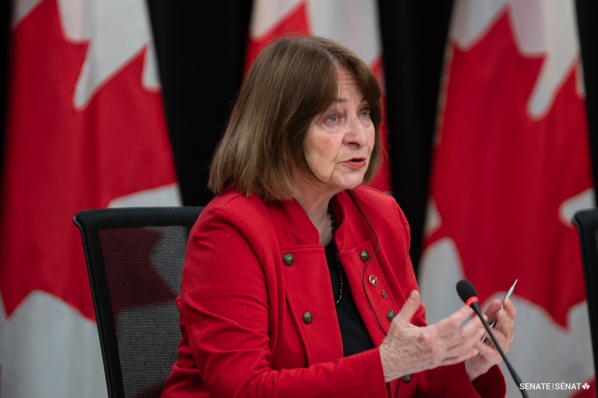 SenateCA's tweet photo. At a press conference on Parliament Hill, the Senate Committee on Transport and Communications released a report examining local and regional news coverage in Canada.

Drawing on testimony from more than 60 witnesses from the media sector, the report examines CBC/Radio-Canada’s local services.

📄Read the report: https://t.co/GmkHFcmMcp
🎥Watch the press conference: https://t.co/GGpmVFzF5j

#SenCA #TRCM #CanadianMedia #CBC @WellsDavid @DonnaDasko @SenCormier