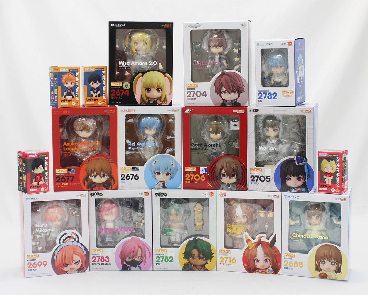KinokuniyaUSA's tweet photo. New figures and plushies are now available at our online store! 🌟✨

From Nendoroids and POP UP PARADE figures to Hatsune Miku collectibles, there's plenty of merchandise featuring popular anime series waiting to join your collection!

Shop now:
https://t.co/VUMcdQSPKG https://t.co/a01jcukH75