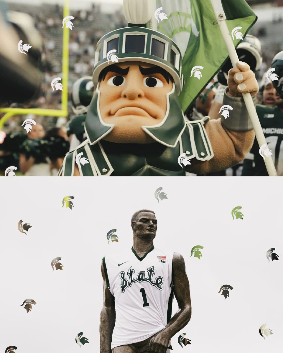 michiganstateu's tweet photo. The only colors: Green and White. 💚🤍 https://t.co/HjZZxBq8yd