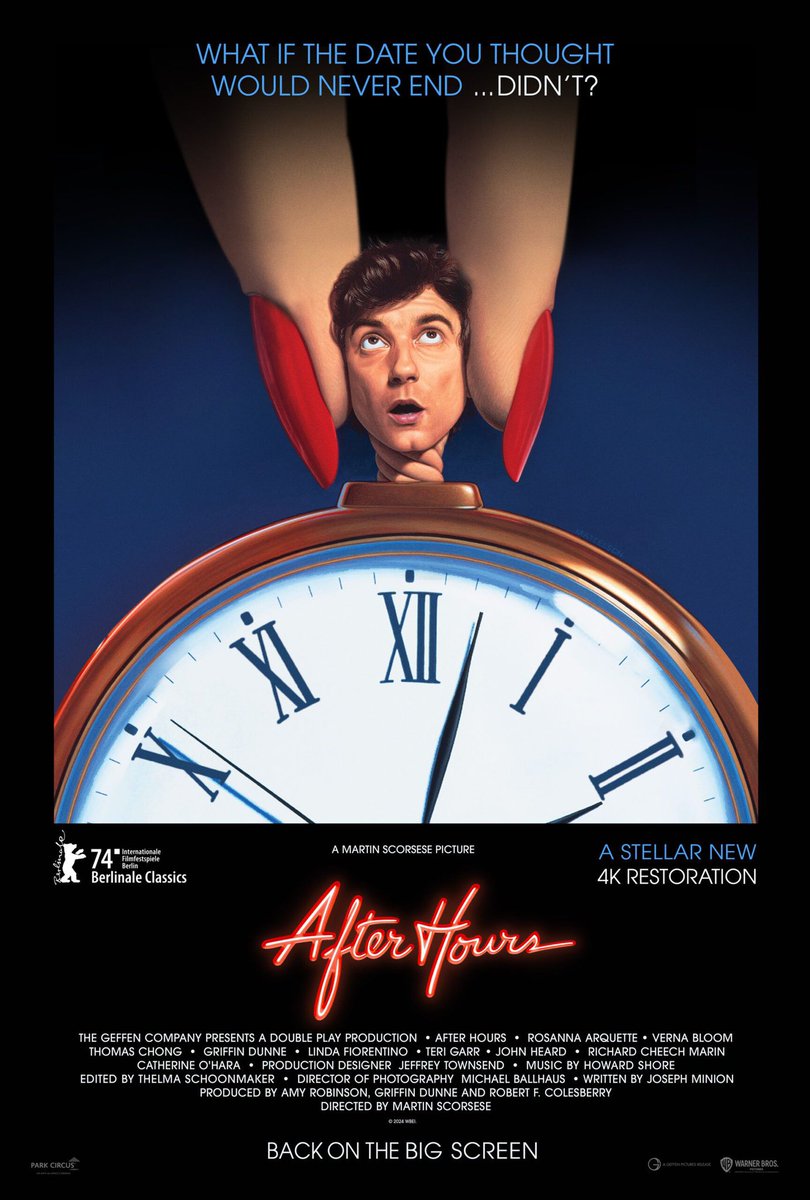 GRCinemaTicket's tweet photo. After Hours (1985) is the most underrated gem of Scorsese’s filmography. This weird and wonderful movie delivers unrelenting anxiety in every frame!!! https://t.co/9SRHo68558