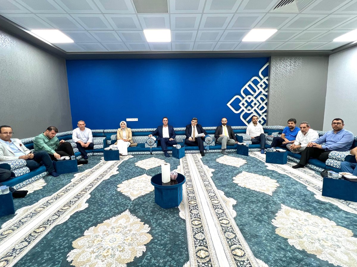 EDEPSanliurfa's tweet photo. Türkiye Diyanet Vakfı Gnl Mdr Yrd Fatih Kayacan, kamu kurum amirleri, STK ve EDEP ilçe bşk katılımlarıyla Haziran ayı istişare toplantımızı gerçekleştirdik.
Eğitim, gençlik çalışmaları ve gündemdeki çeşitli konular üzerine fikir alışverişinde bulunduk.
@ZEYNELONAL 
@ElgunSuleyman https://t.co/wyzyzoCgAV
