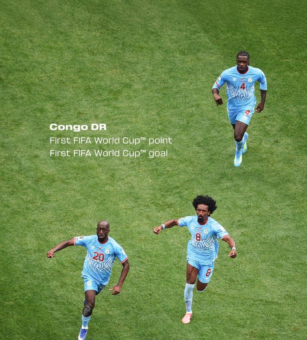 rishanraseek's tweet photo. An historic day for Congo DR 🇨🇩

#FIFAWorldCup #Fifa2026 #كاس_العالم_٢٠٢٦ https://t.co/bQCPQElIQZ