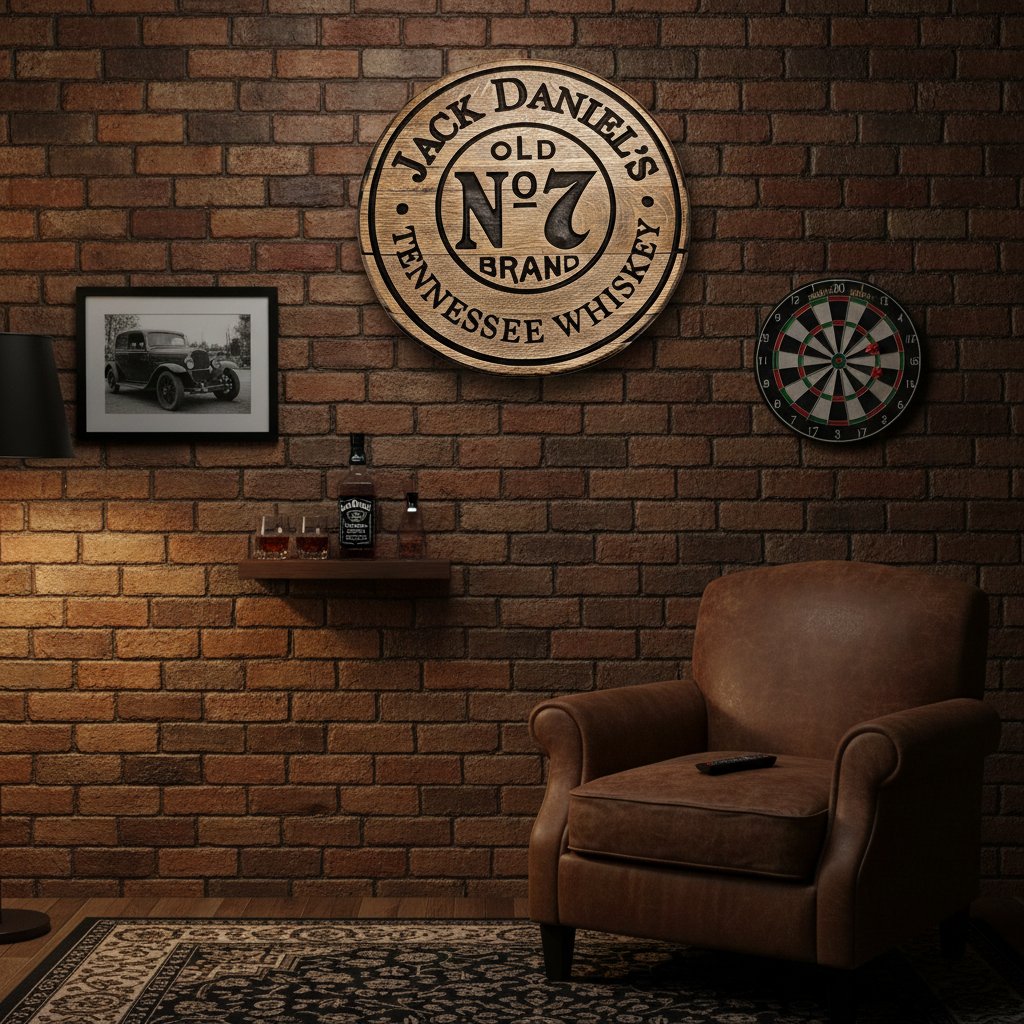 TreeArtisan's tweet photo. My latest creation -Jack Daniels Old No 7 Tennessee Whiskey Carved Barrel Head Top Bar Mancave Home Decor Sign https://t.co/e82R9y76b5 https://t.co/4TOypmRGBL