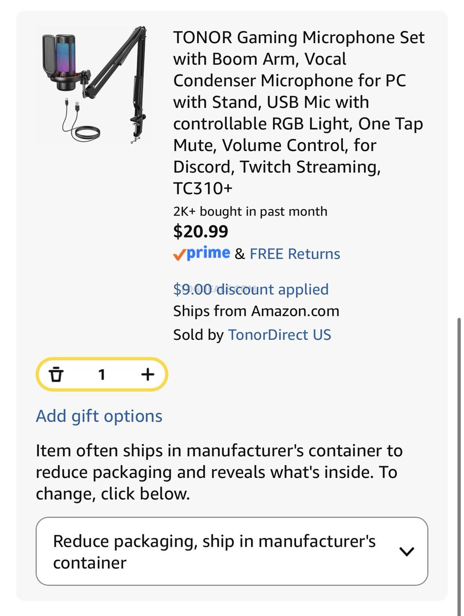 thedealsguy_'s tweet photo. $20 Gaming Microphone Set

Normally $40+

Perfect for gaming, streaming, Discord, or starting a content setup 🎙️

Use code: 8GSUL88N

https://t.co/q9txavvDxQ

#ad https://t.co/cShOYQ29Jc