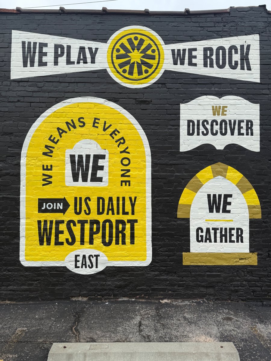 TadCarpenter's tweet photo. More progress on a new civic brand identity system we @CarpenterCollec have been working on. Includes brand strategy, naming, identity system, signage system, web, social and many environmental spaces. Various mural installs happening now... https://t.co/dwPJhHAq68