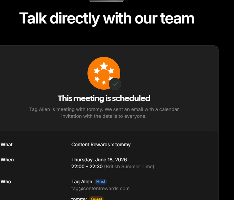 0x_Saviour's tweet photo. Im not sure how no one has thought of this yet but this could be a generational opportunity for mass onboarding.

Firstly, everybody knows about clipping. How big the industry is and how much money there is to be made doing it. TikTok, youtube shorts etc are FULL of short clips. https://t.co/ll8rUSsuk9 is a performance based creator marketing marketplace where brands pay clippers to post short videos. Roughly they get paid $1-2 per 1k views. So why not start a campaign using creator rewards to pay these clippers more than the average amount per 1k views? This is a great opportunity to mass onboard. Everyobodys TikTok, YT shorts, IG reels etc could be full of https://t.co/sXtSLRLbBy clips

These campaigns are far from cheap to start up. I will be buying and locking 5% on the dev wallet. If needed this can be used as a startup for the campaign. If not it will be locked further or burnt.

I have booked a meeting with the team for tomorrow night (Earliest slot)
