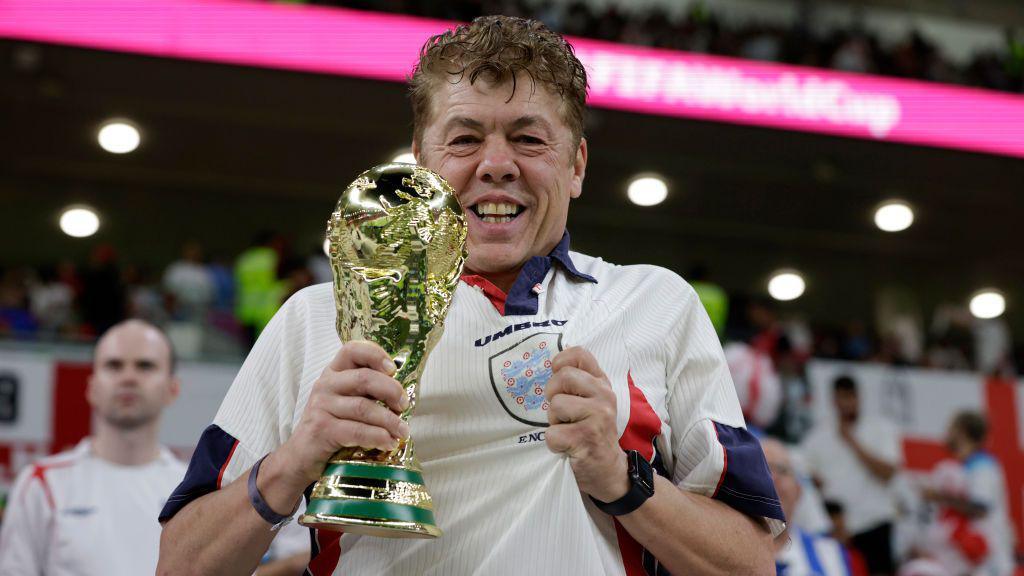 ConorNorthEnd's tweet photo. Take a shot every time they show this man at an England Match....Probably be pissed by half time! #england #worldcup #engvcro #USA26 https://t.co/Qg8yvmBN9c